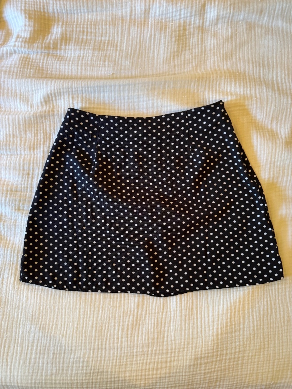 Princess Polly Selby Mini Skirt Black Polka Dot